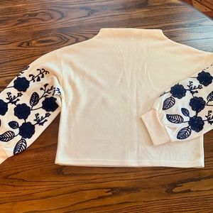 Embroidered sweater